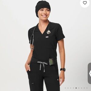 pink figs modern scrub cap